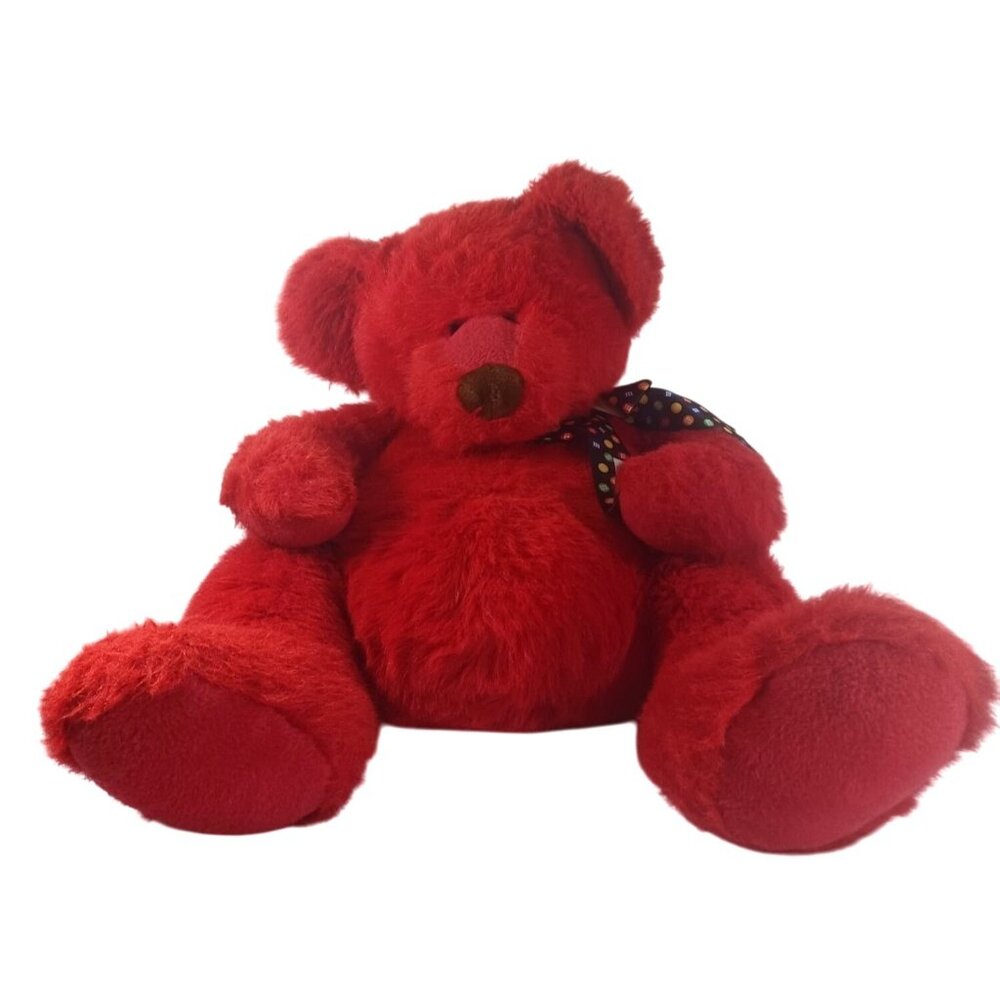 RARE 30" Red M&M's Official GIANT HUGE Vintage Plush Teddy Bear Stuffed …